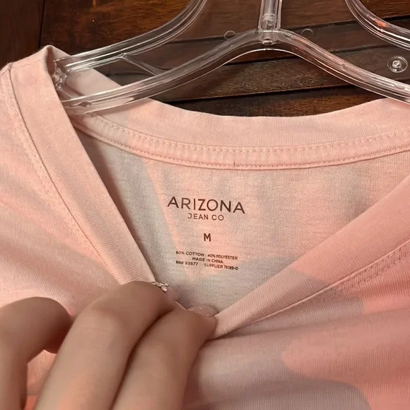 Pink long sleeve ruffle crop top, Medium - Picture 3 of 3